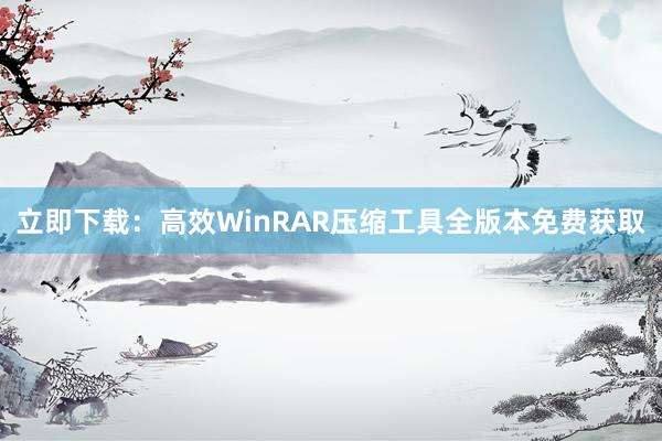 立即下载：高效WinRAR压缩工具全版本免费获取